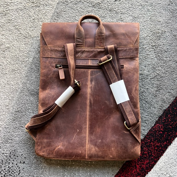 Genuine Leather Backpack - Picture 6 of 6